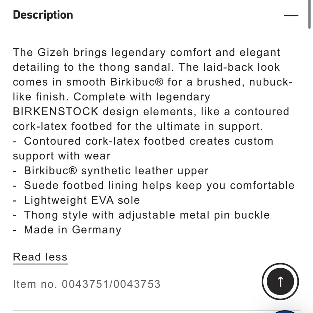Birkenstock Gizeh Sandal in Mocha - Picture 7 of 9